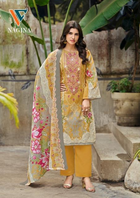 Vandana nagina vol-12 work dress material wholesale